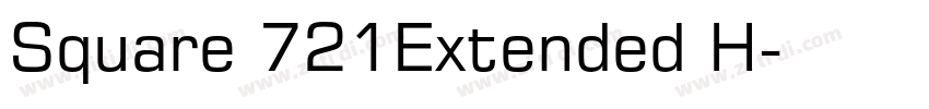 Square 721Extended H字体转换 Square 721Extended H字体转换